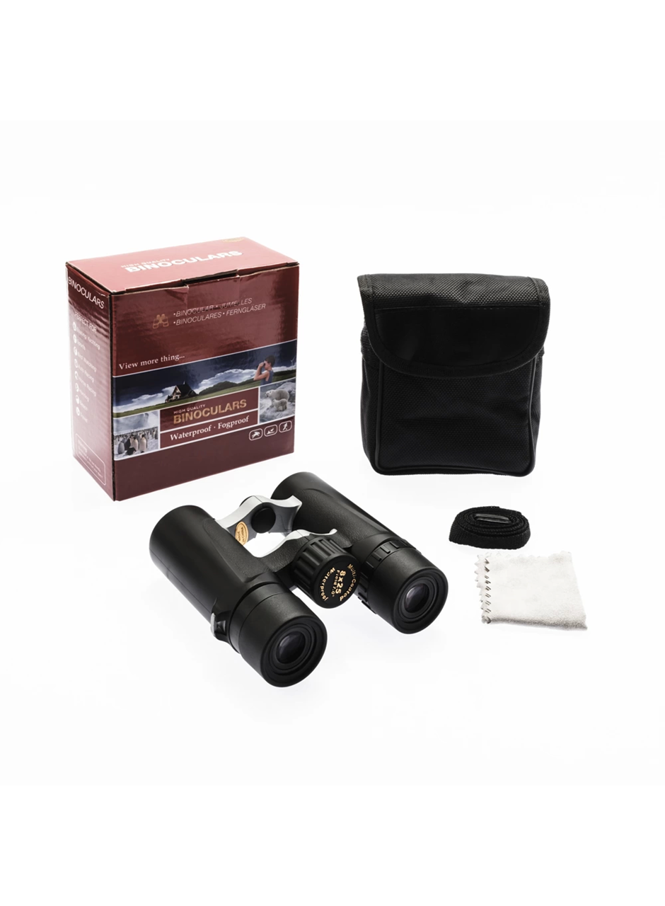 8x25 Profesyonel Su Geçirmez El Dürbünü – 1000/56m – Kompakt Tasarım (