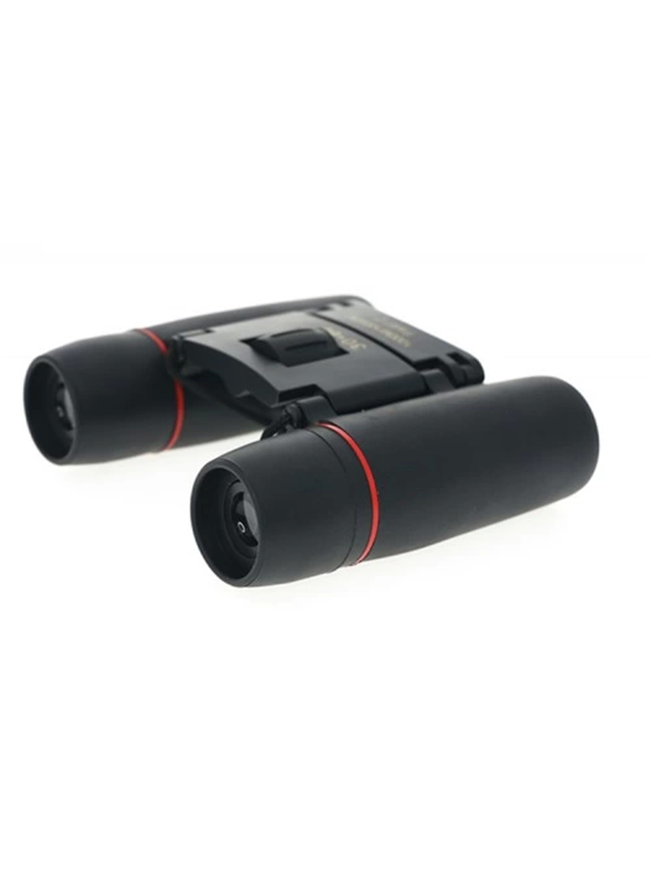 30x60 Cepte taşımalı Kauçuk kaplamalı Mini Dürbün-siyah (