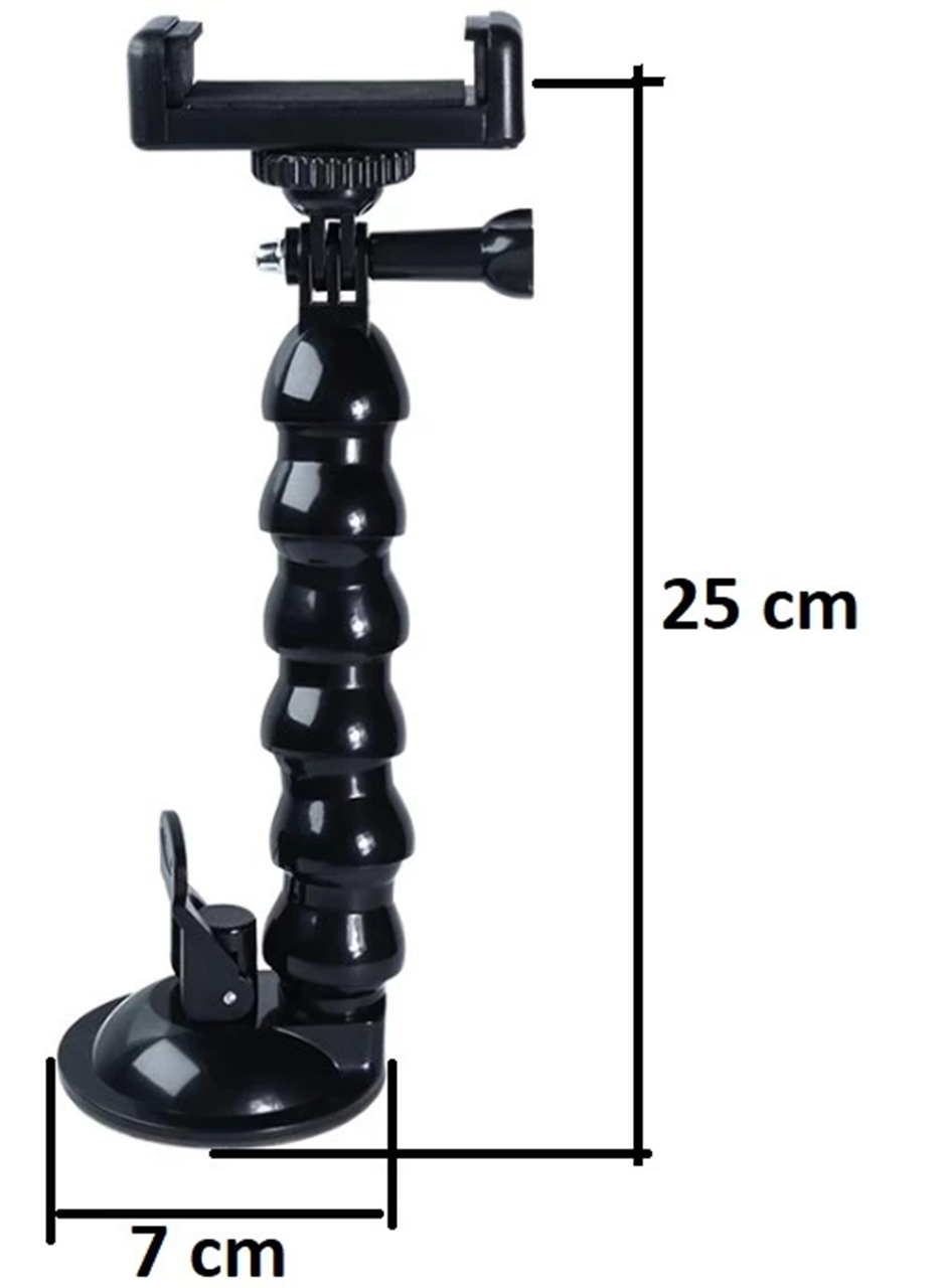 Pratik Akrobat Vantuzlu Teleskobik Telefon Tutucu (