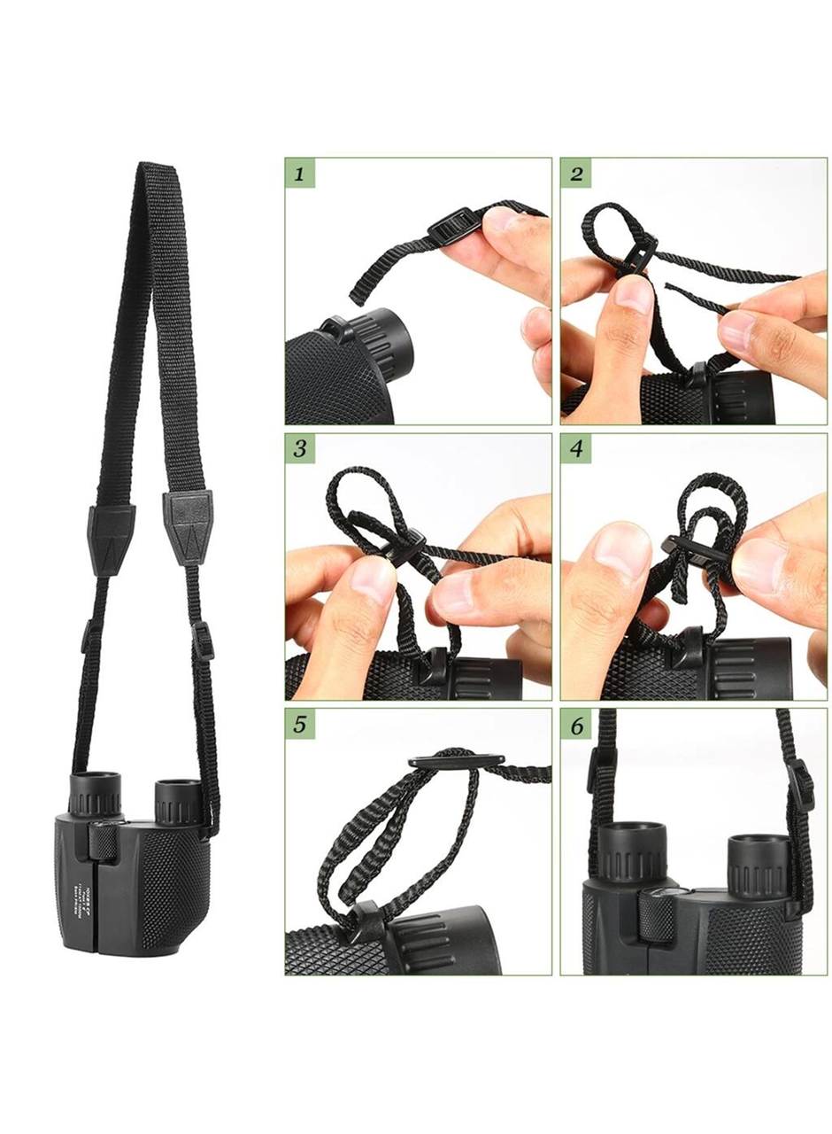 10x25 Kompakt Dürbün Yüksek Güçlü Açık Spor Teleskop Cep Kapsamı Konser Seyahat Çocuklar için Hediye (