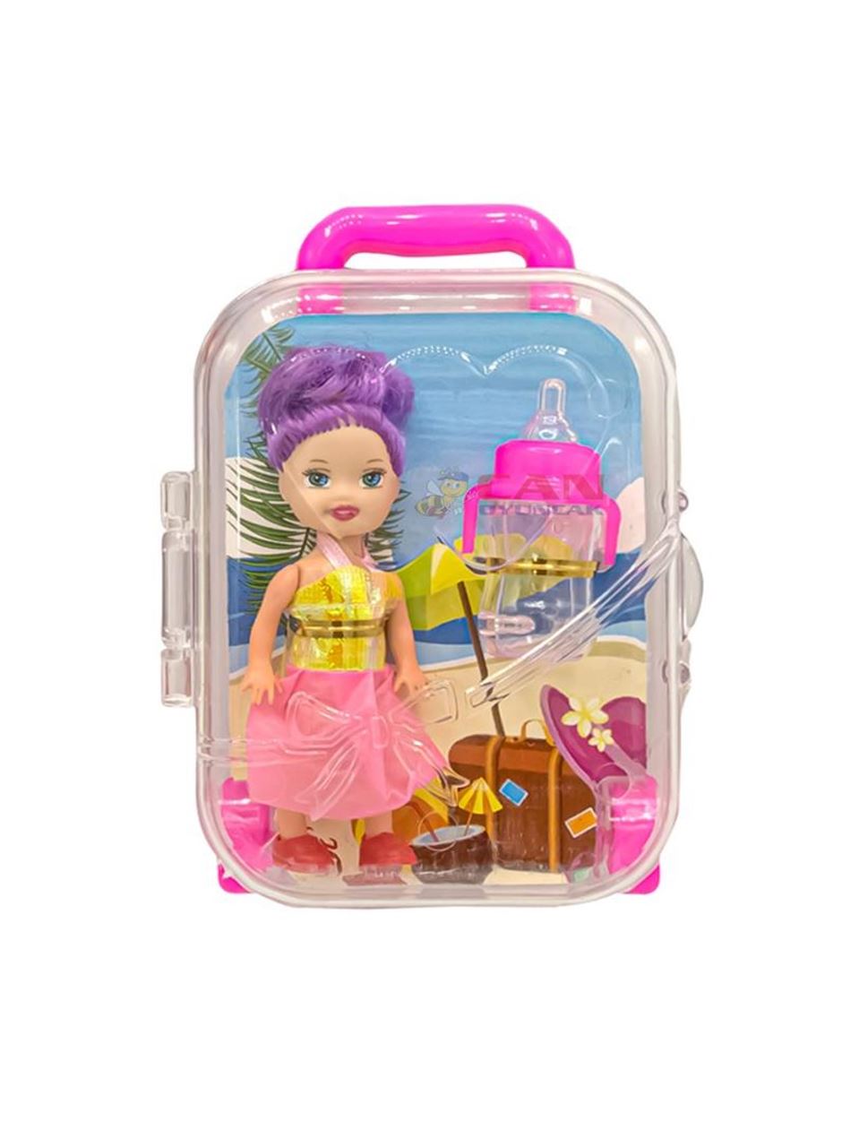 Anlily Biberonlu Bebek ve Bavulu - 02292