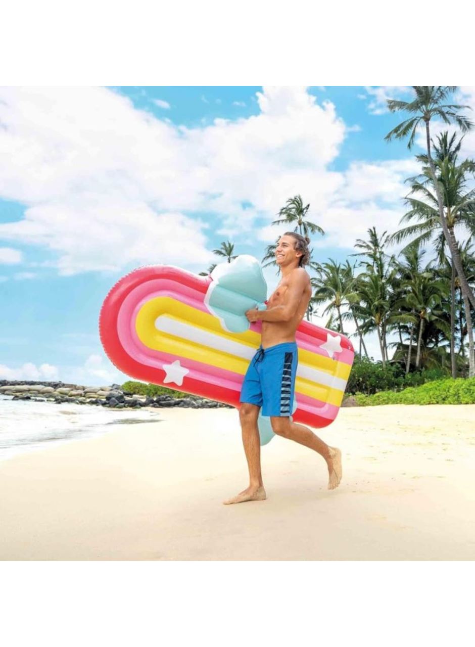 Intex Gökkuşağı Desenli Bulutlu Yatak 175cm -58729