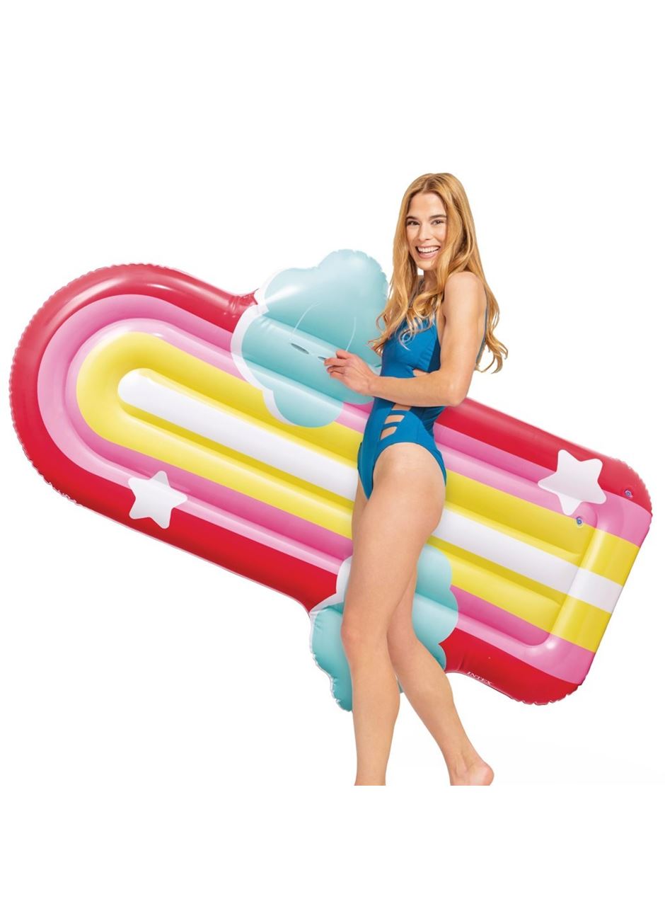 Intex Gökkuşağı Desenli Bulutlu Yatak 175cm -58729