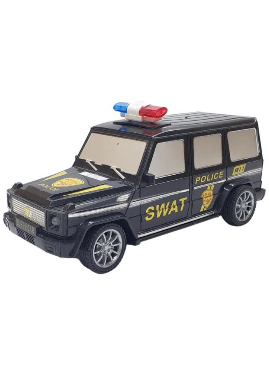 Uzaktan Kumandalı Mercedes Polis Jeep 1:20 Ölçek 18 Cm Siyah - 13578-887