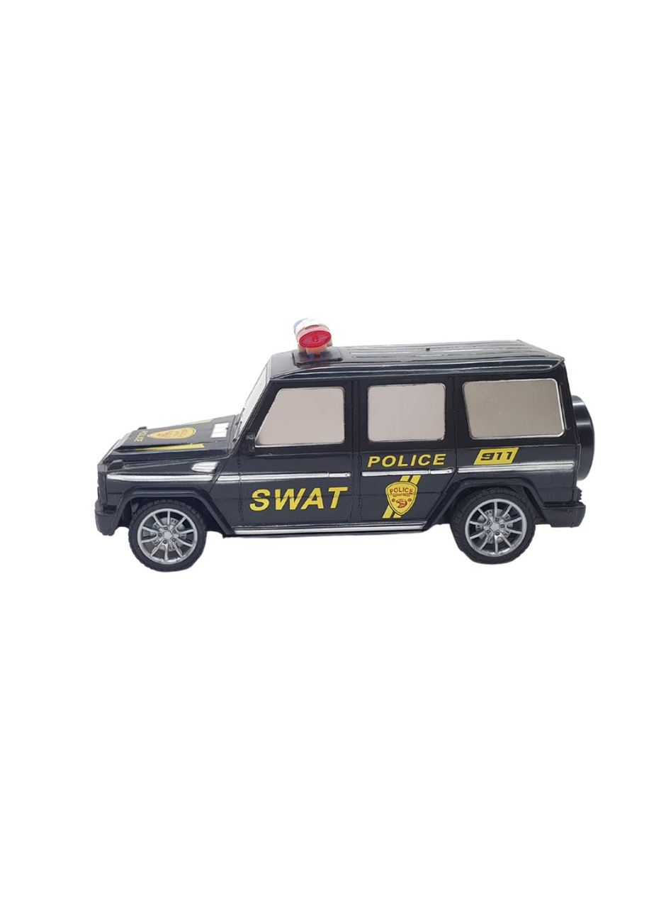 Uzaktan Kumandalı Mercedes Polis Jeep 1:20 Ölçek 18 Cm Siyah - 13578-887