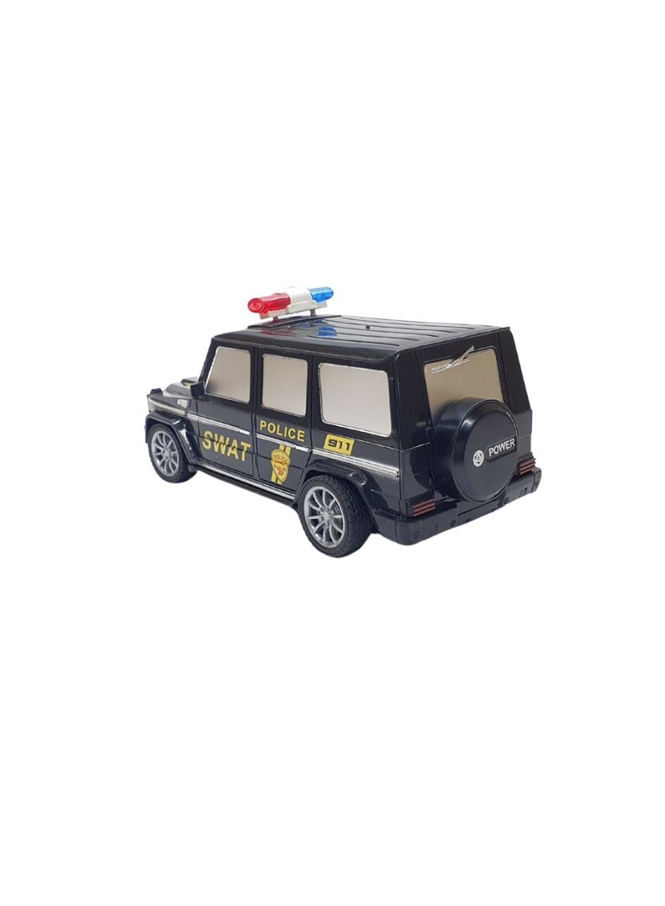 Uzaktan Kumandalı Mercedes Polis Jeep 1:20 Ölçek 18 Cm Siyah - 13578-887