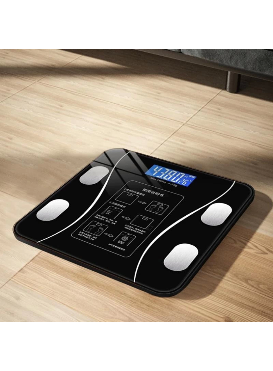 Akıllı Kablosuz Dijital Banyo Ve Vücut Yağ Ağırlık Ölçeği Vücut Kompozisyonu Analizörü Bluetoothlu Tartı (