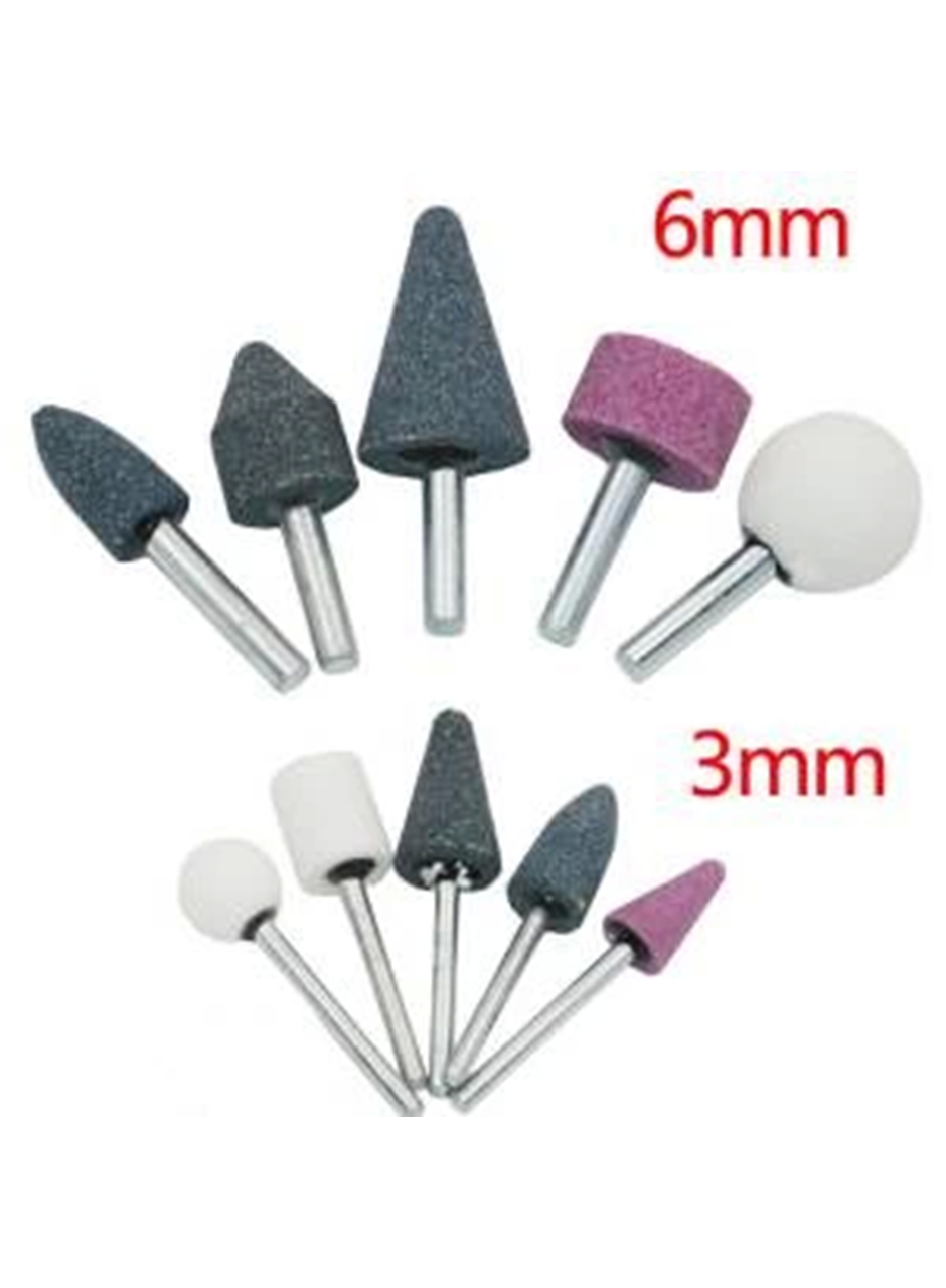 Mini Taş Zımpara Matkap Ucu Seti 10 Parça (