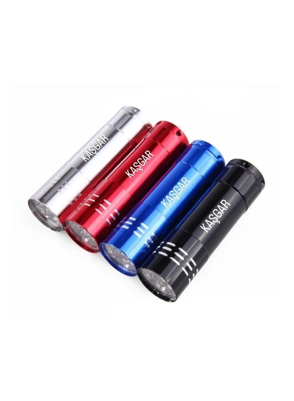 Süper Parlak 9 Ledli Metal Mini El Feneri (