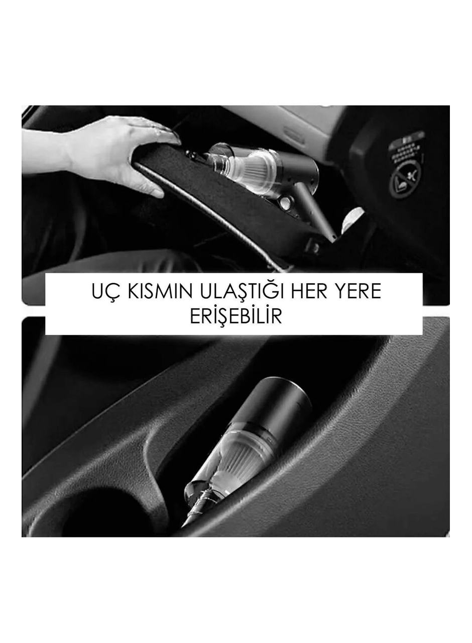 Mini Vakumlu Araç Süpürgesi El Süpürgesi Şarjlı Çok Fonksiyonlu Ev Aleti (