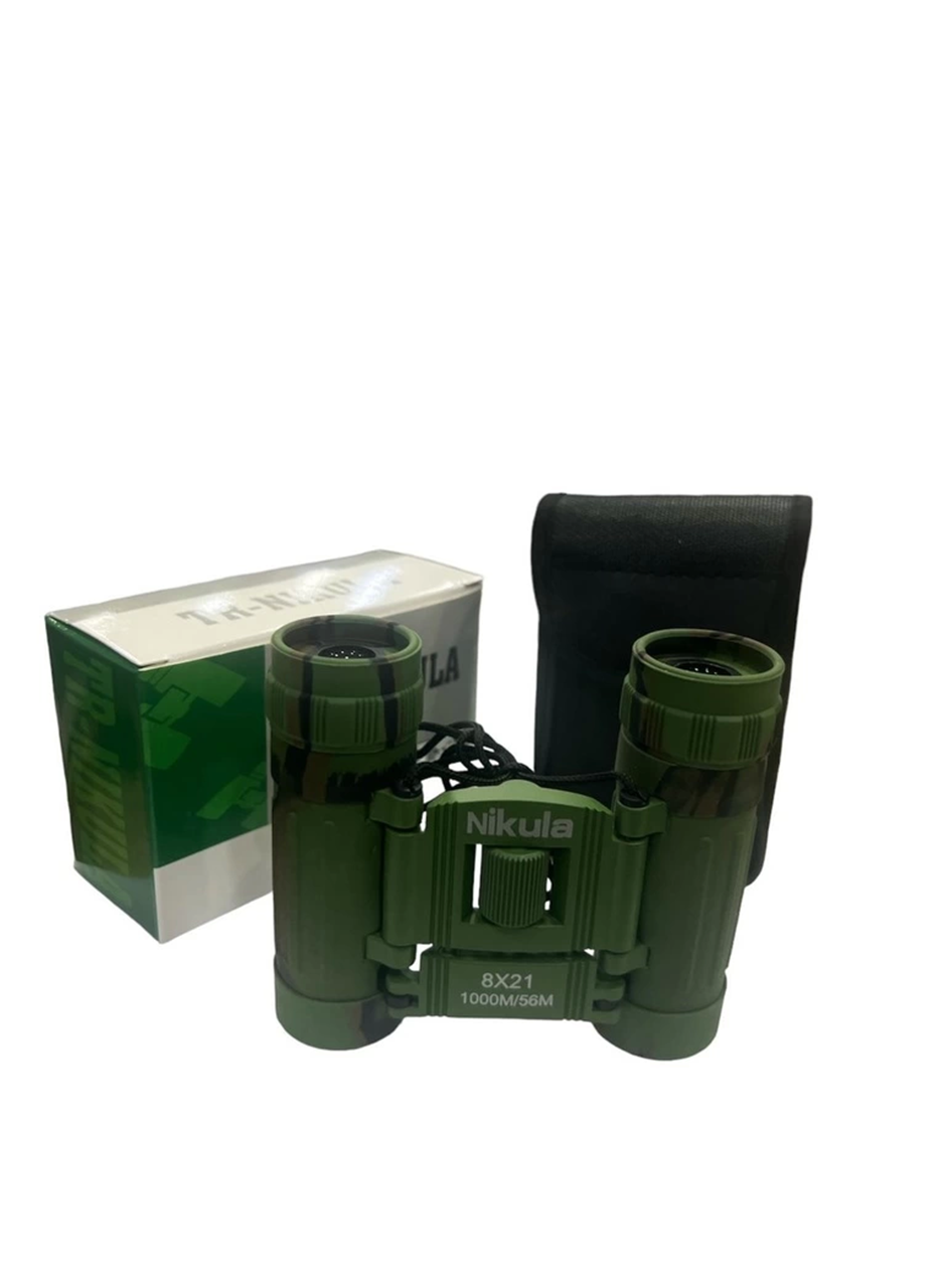 8x21 Dürbün Kamuflaj Av Dürbünü 56m/1000m Kauçuk Kaplama (