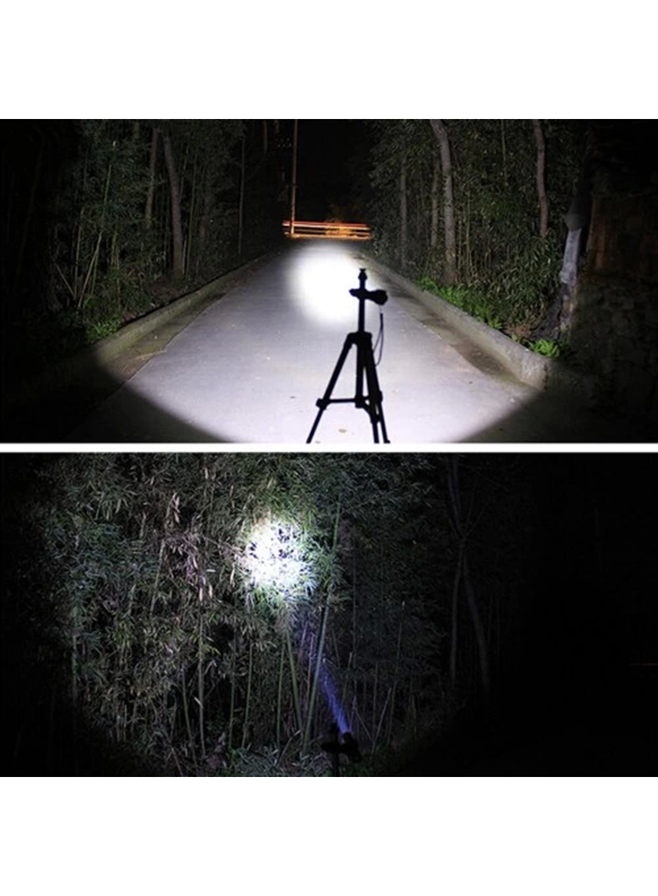 Alüminyum şarjlı Zoom'lu El Feneri F-6055 (