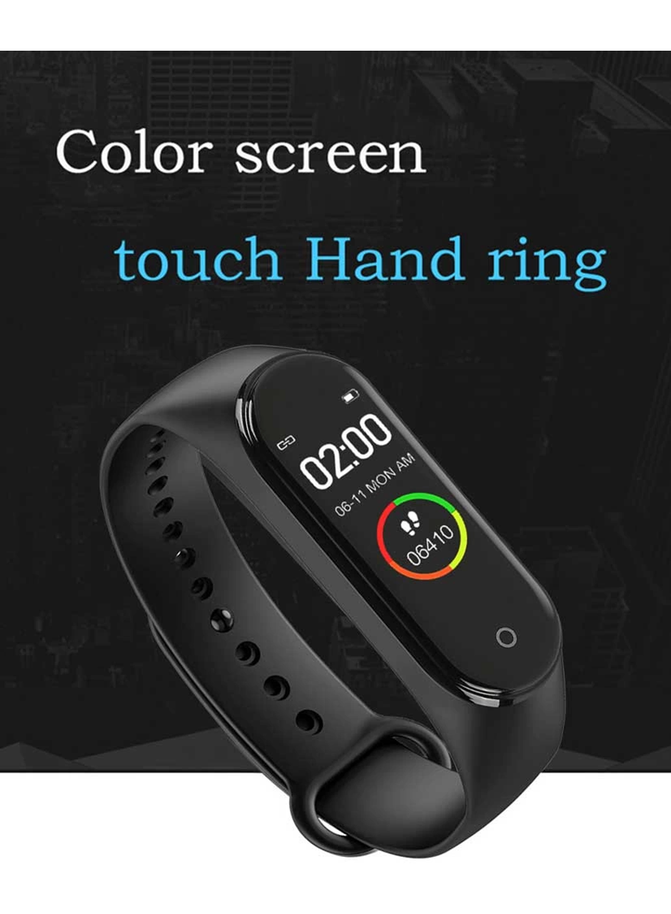 M4 Akıllı Saat Bileklik Kalp Hızı Kan Basıncı Nabız Pedometre Smart Watch (