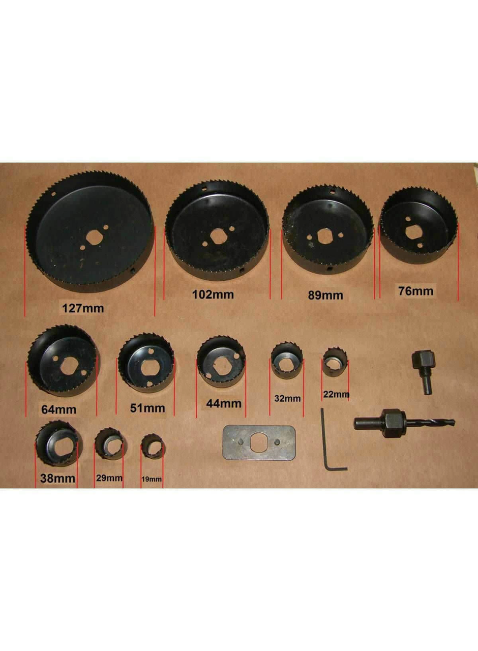 16 Parça Karbon Çelik-panç-delik Açma Testere Seti (