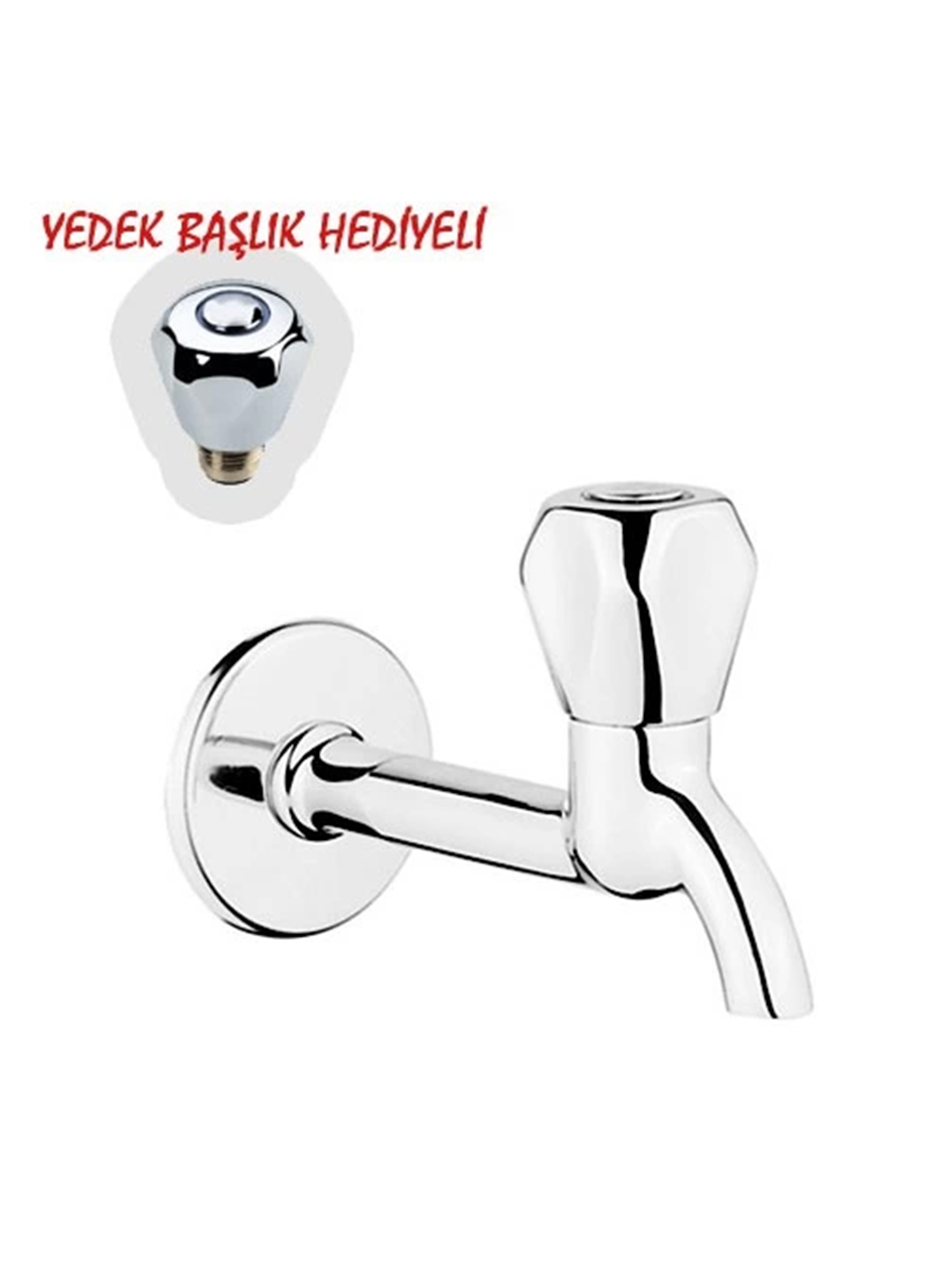 Klasik Uzun Musluk + Musluk Kapak Takımı Hediyeli (