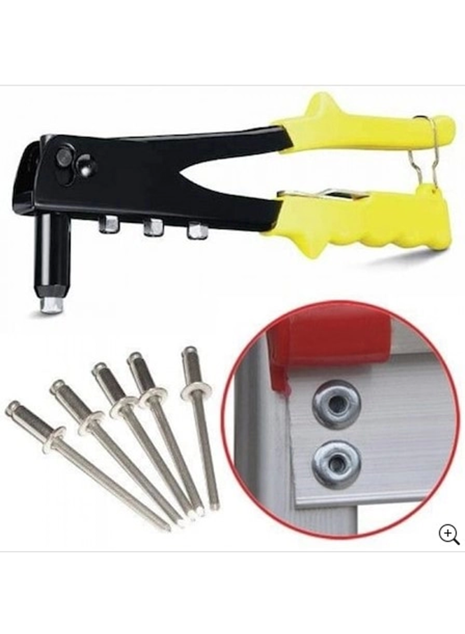 Kalınlık Tek Yönlü El Perçin Tabancası 40 Yedekli ve 4 Çeşit Perçim (