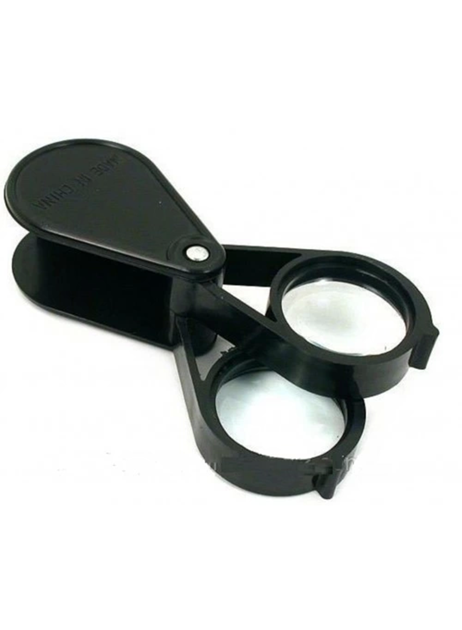 -20x30 2k-30mm çıft Optik Lens Katlanan Cep Büyüteç. (