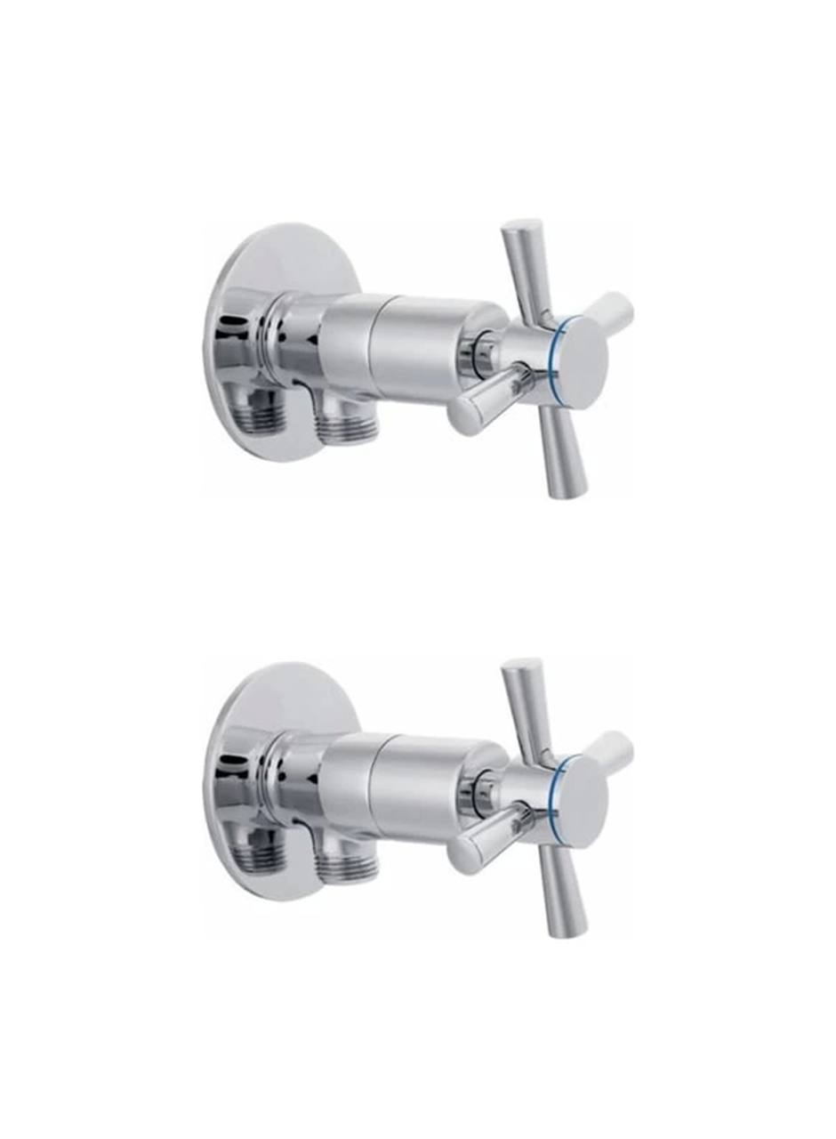 2 Li Artı Aç Kapa 4 Kollu Krom Çevirveli Taharet Musluğu (