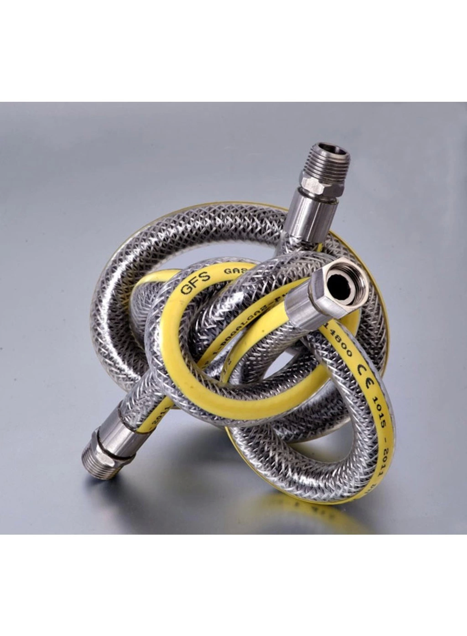 Ocak Fırın Doğalgaz Bağlantı Fleksi Extra Korumalı Hortum 0.75 Cm (