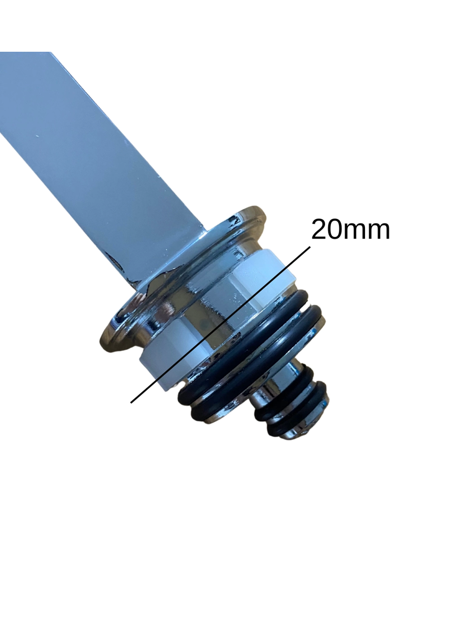 Krom Mutfak Evye Batarya İçin Köşeli Su Borusu Paslanmaz ve Eca Uyumlu 20x20 (