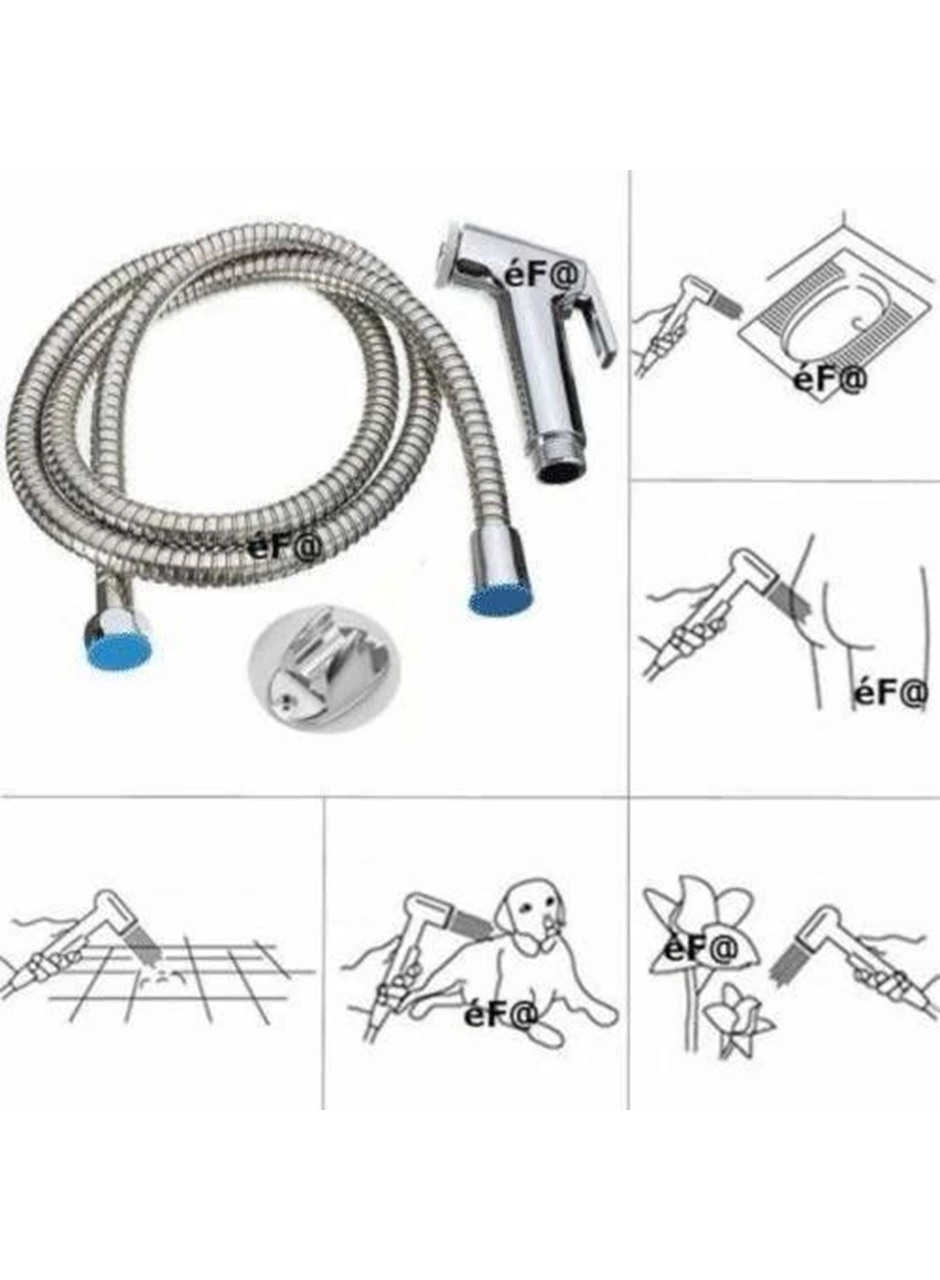 Şattaf Taharet Musluk Seti Taharatmatik El Tuvalet Sprey Tabancası Köpek Kedi Yıkama Tk111 (