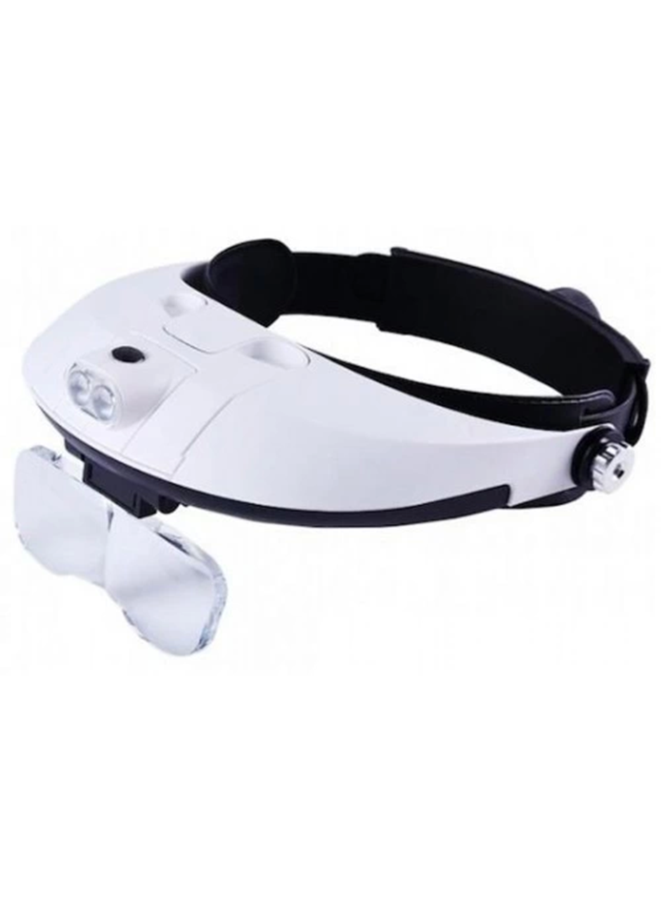 -5 Mercekli çok Fonksiyonlu, Başlık Tip ışıklı BüyüteçMG81001-G (