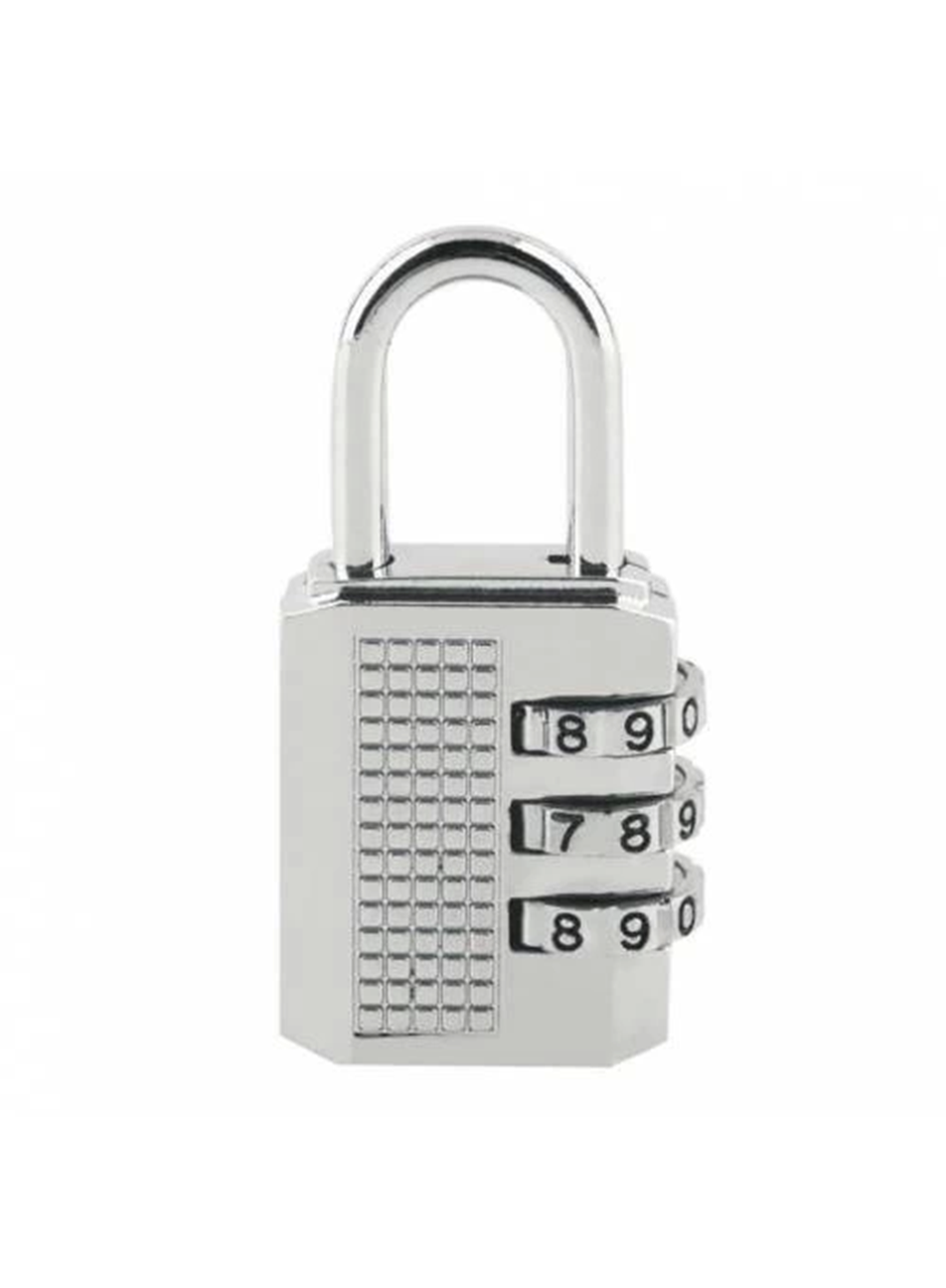 3 Şifreli Dolap Masa Çanta Güvenlik Mini Kilit (