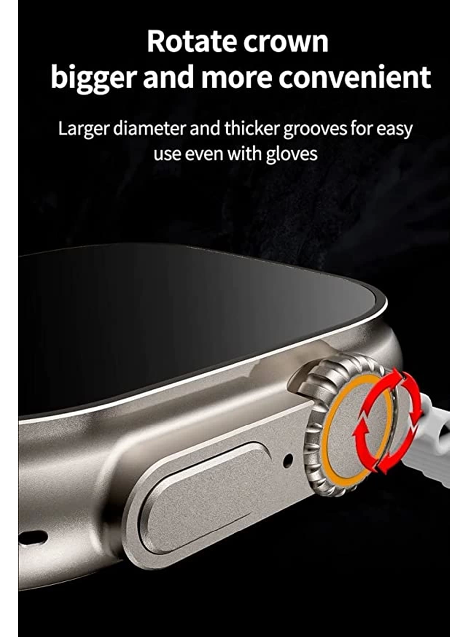 Ws28 Ultra 49mm Siri Tansiyon Ateş Nabız Ölçer Akıllı Saat (