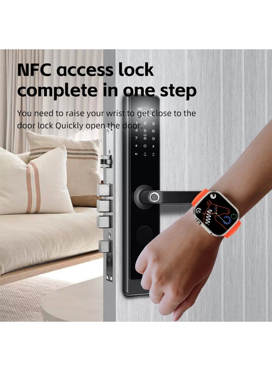 Ws28 Ultra 49mm Siri Tansiyon Ateş Nabız Ölçer Akıllı Saat (