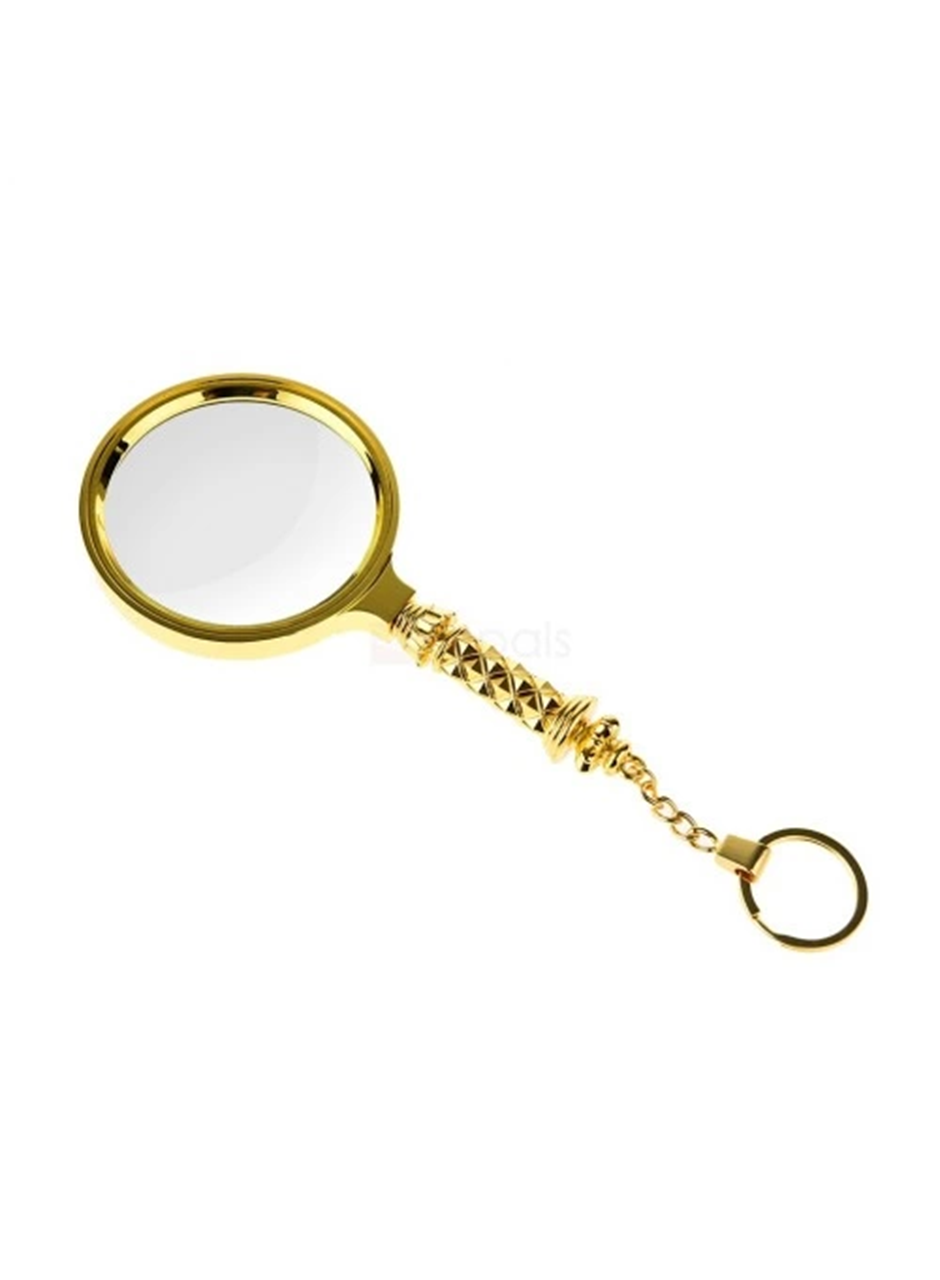 -5x90mm Tüm Metal Altın Renkli, Hediye Büyüteç,optik Lensler Ile çinko Alaşım Metal çerçeve (