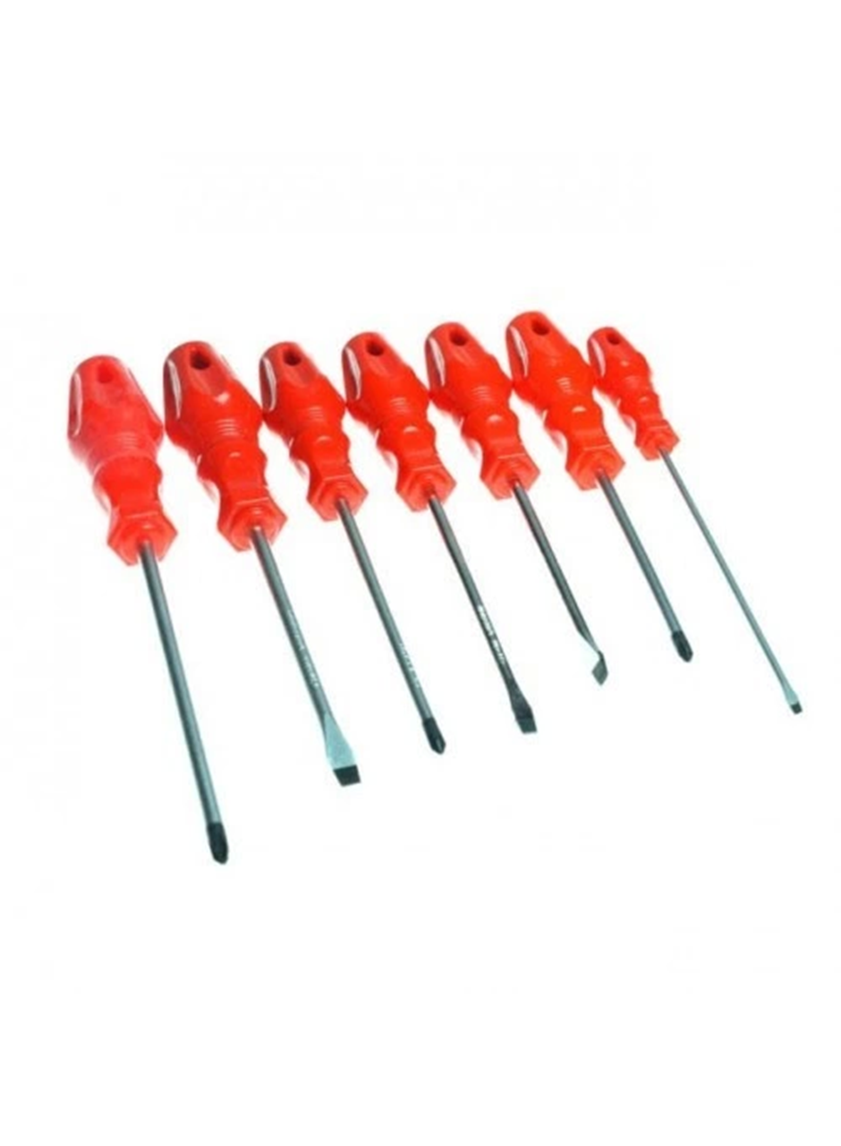 Mıknatıslı Düz ve Yıldız Tornavida Seti 7 Adet (