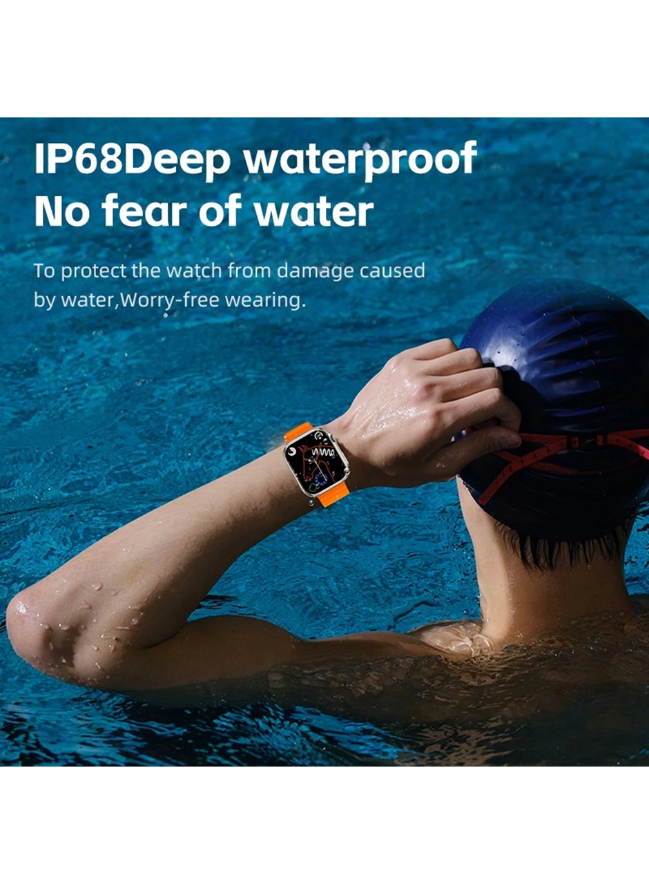 Ws28 Ultra 49mm Siri Tansiyon Ateş Nabız Ölçer Akıllı Saat (