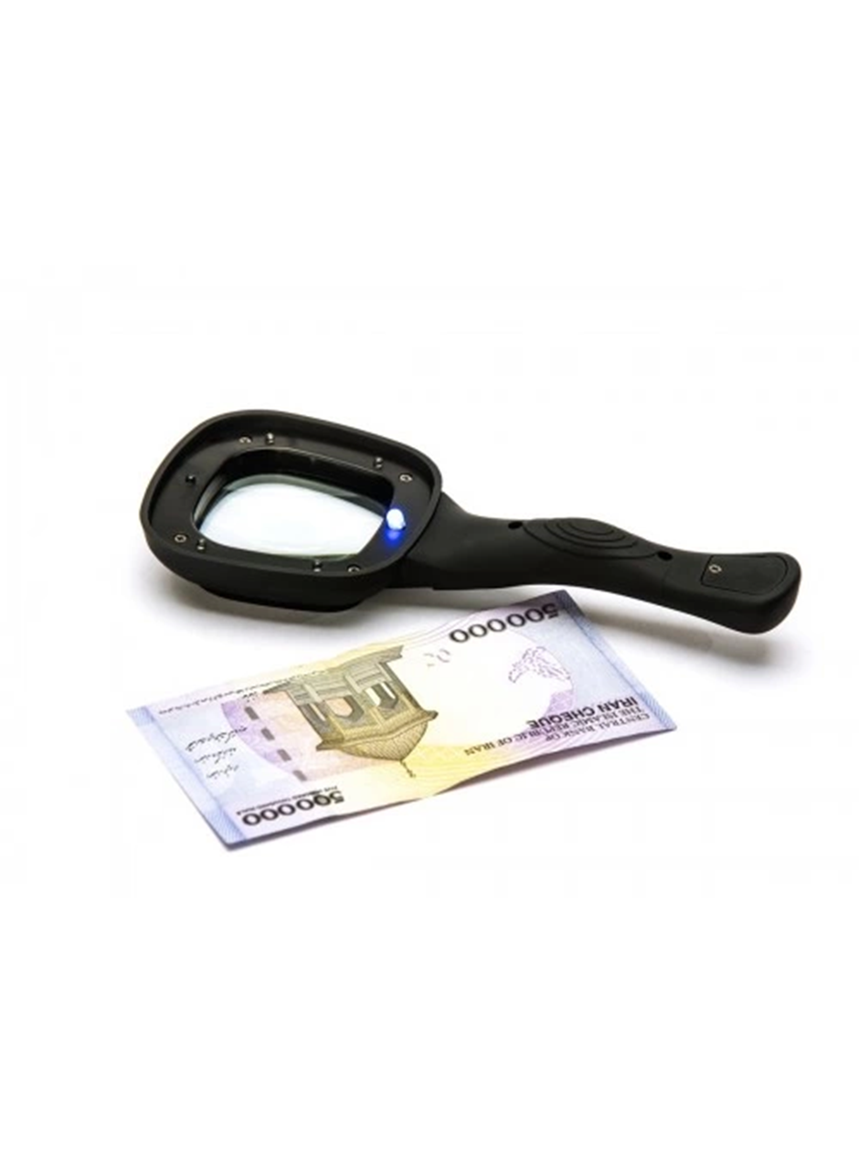 -6 Ledli Ve Mor Işıklı Büyüteç 60mm (