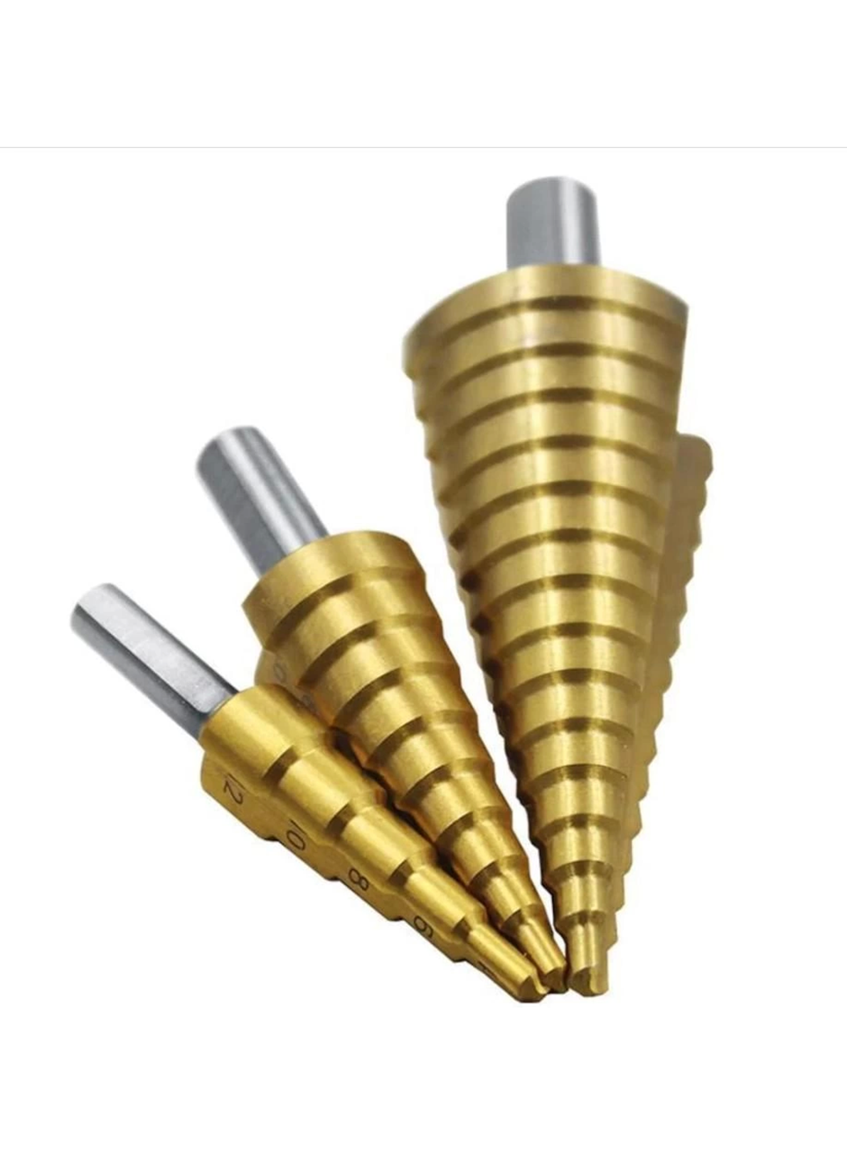 Kademeli Matkap Ucu Sac Delme Seti Paslanmaz Uç Hrd113 (