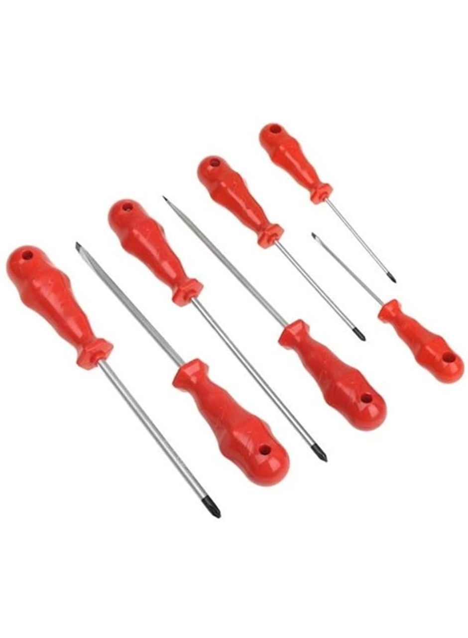 Mıknatıslı Düz ve Yıldız Tornavida Seti 7 Adet (