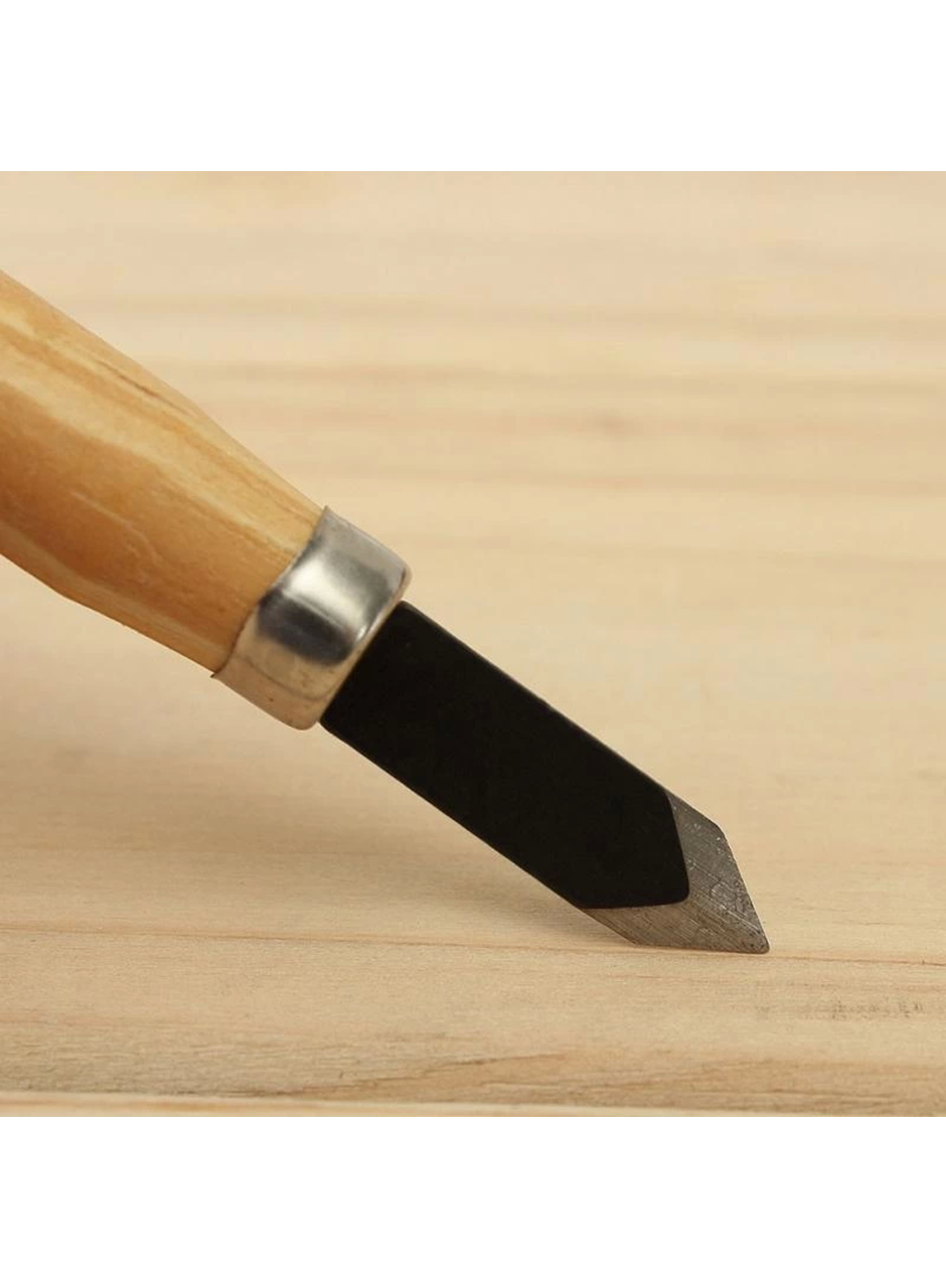 10 Parça Ahşap Heykel Torna Keski Seti Torna Başlayanlar İçin Profesyonel Oyma Seti (