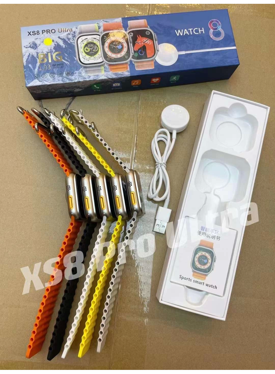 Watch 8 Akıllı Saat Xs8 Pro - Bluetooth, Su Geçirmezlik, Kablosuz Şarj (