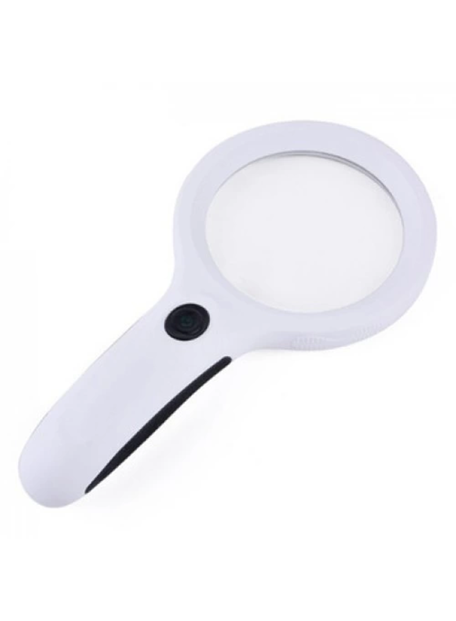 -8 Ledli 3x75mm & 10x19mm El Büyüteç, Takı, Okuma,para Kontrol Için (