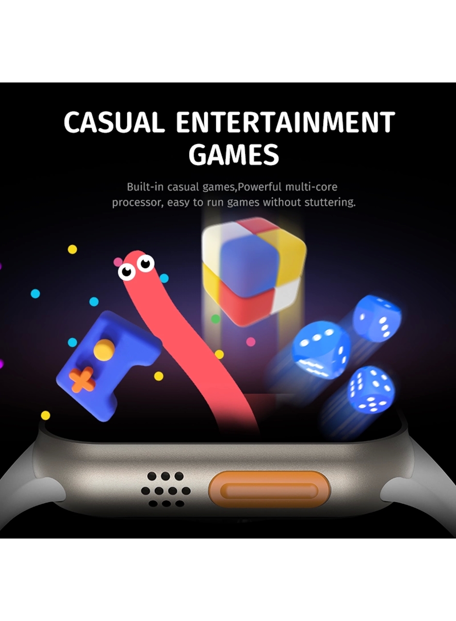 Watch 8 Hw8 Ultra Adventure 2.02inc Siri Nfc Bluetooth Arama Ios Android Uyumlu Akıllı Saat (