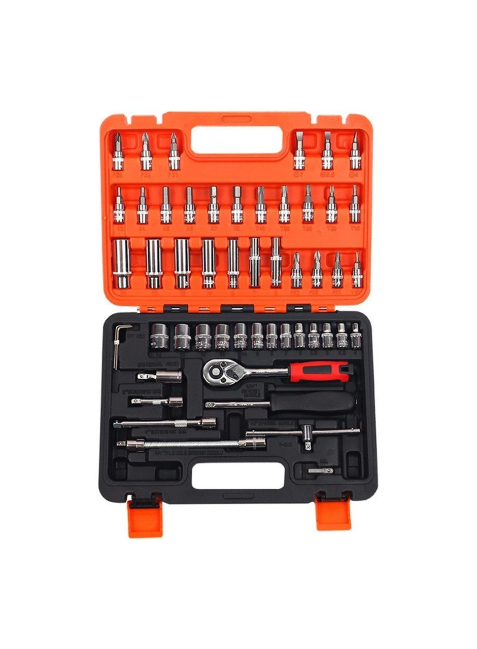 Kutulu 53 Parça Lokma Takımı Araç Tamir Seti Cırcırlı Lokma Seti Takımı (