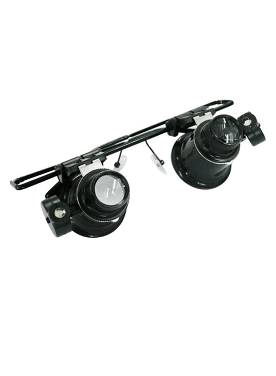 -Gözlük Model çıft Led Aydınlatma ,saat Onarımı Için Harika Büyüteç (