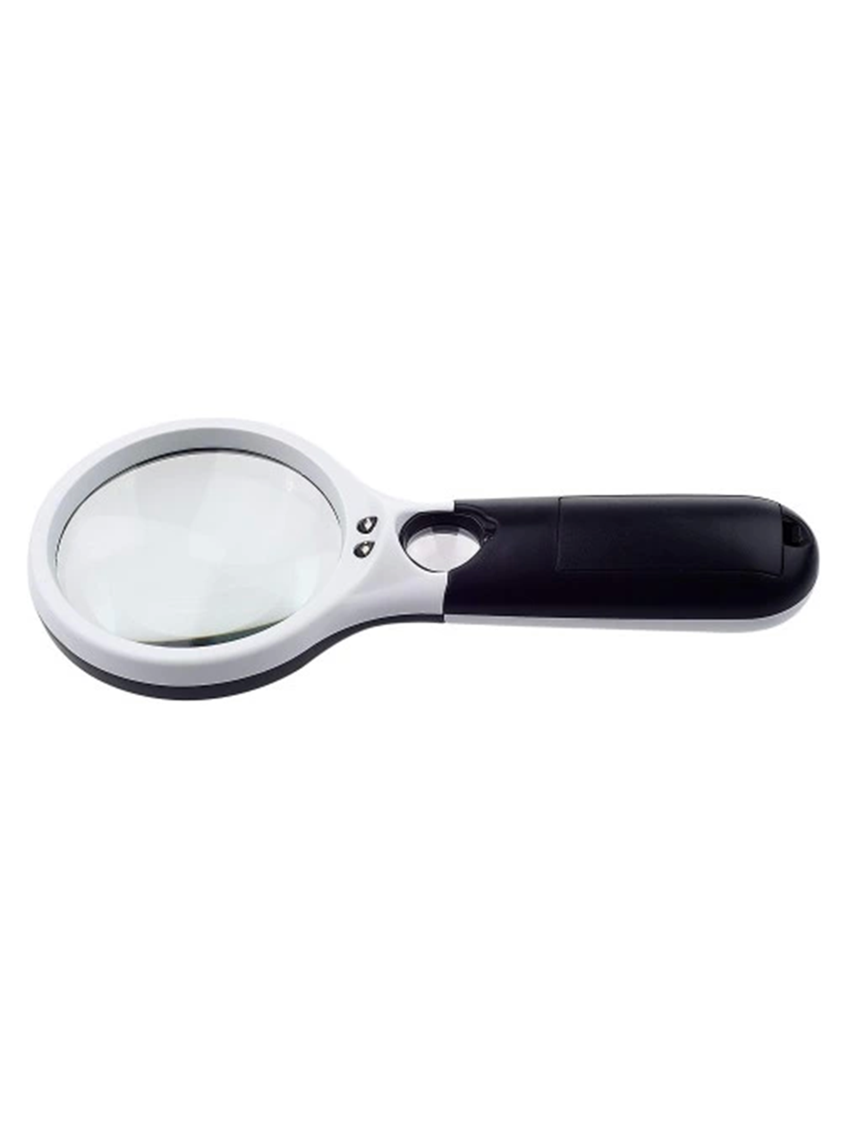 -3 Led Işıklı 3x75 mm 45x22 mm El Büyüteç (