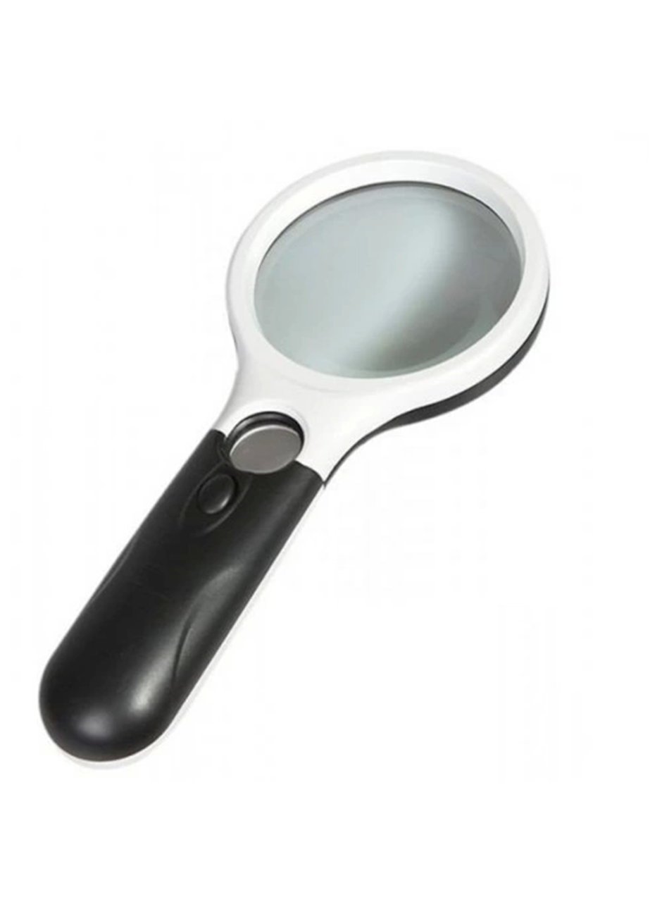 -3 Led Işıklı 3x75 mm 45x22 mm El Büyüteç (