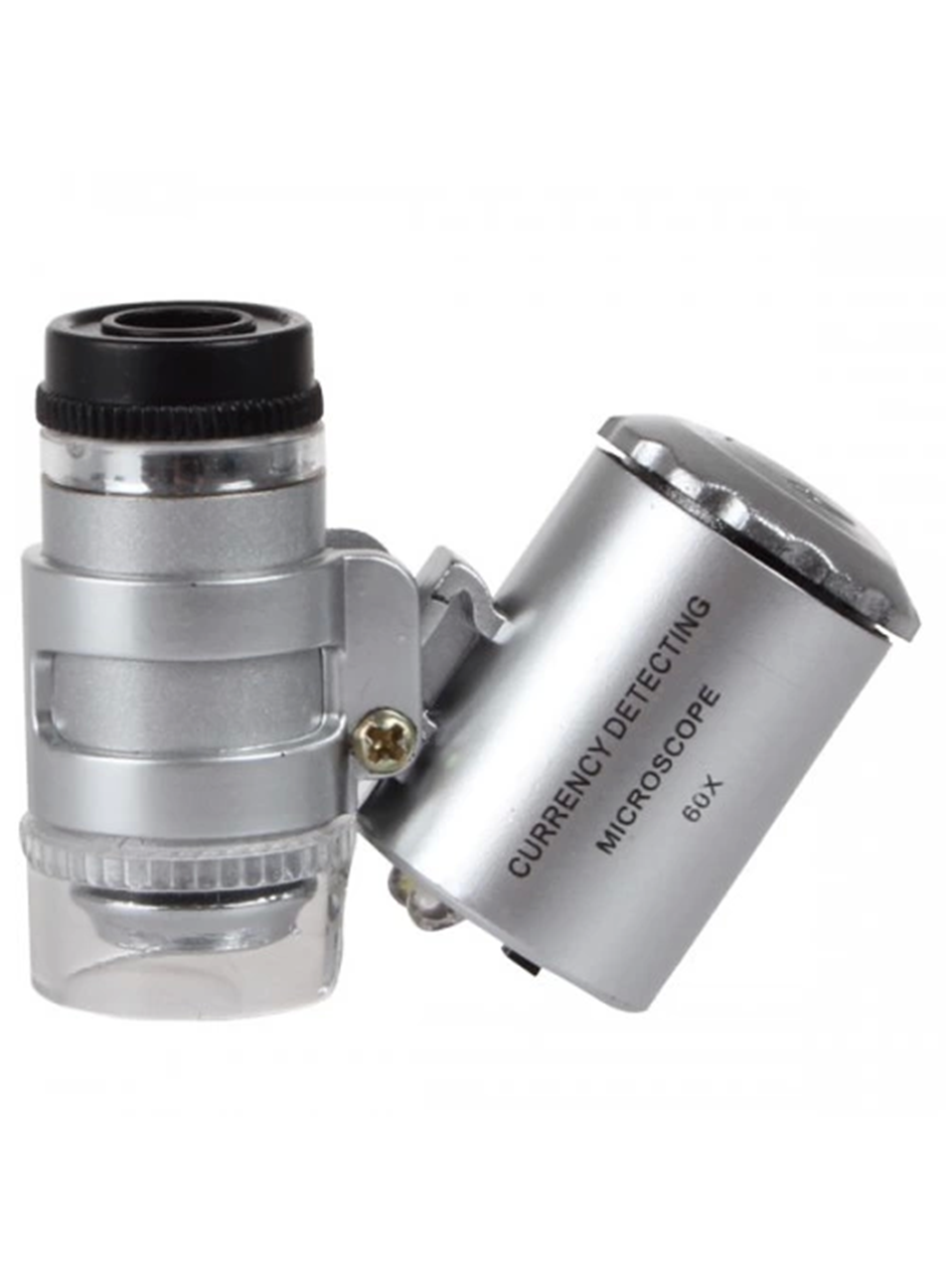 -Iphone5 Için Uyumlu Kapaklı Lens Mikroskop Taşınabilir Mini Cep Boyutu Led Mikroskop No.9882-ip5ii (