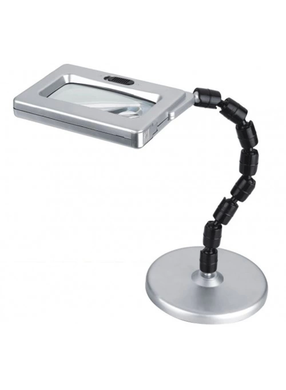 -Masa üstü Akrobat 2.5x100x50.80x20 Mercekli Işıklı Büyüteç (