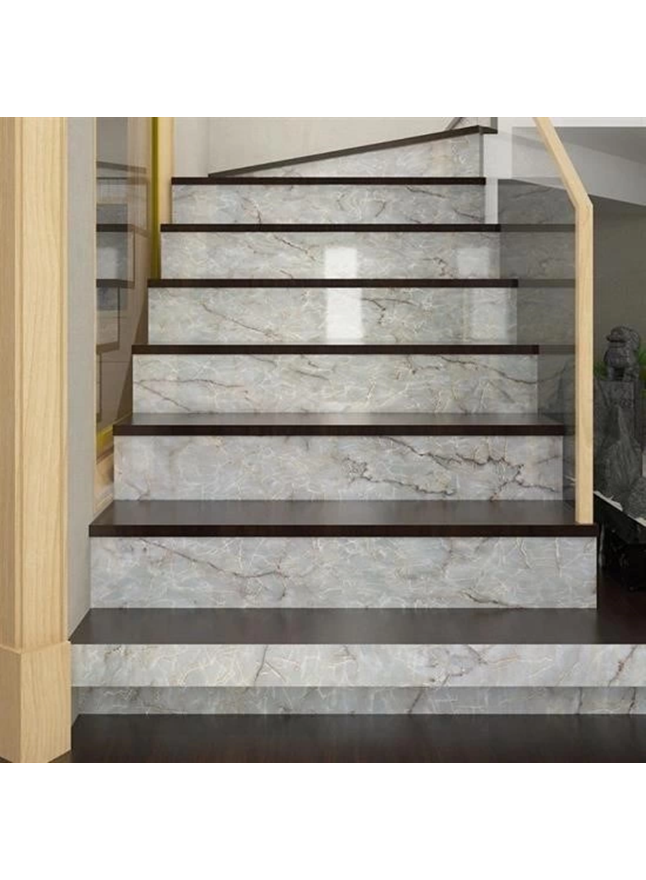 5mt X 60 Cm Mermer Desenli Masa Tezgah Mutfak Su Geçirmez Yapışkanlı Folyo Sticker (