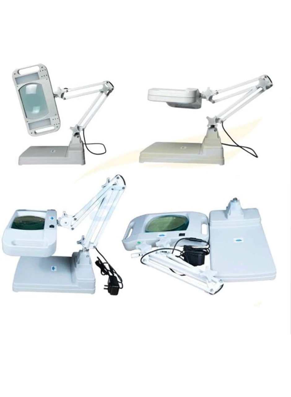 -5X 10X Büyüteç - LED Işıklı Süper Parlak Enerji Tasarruflu Masa Lambası Lt-861 (