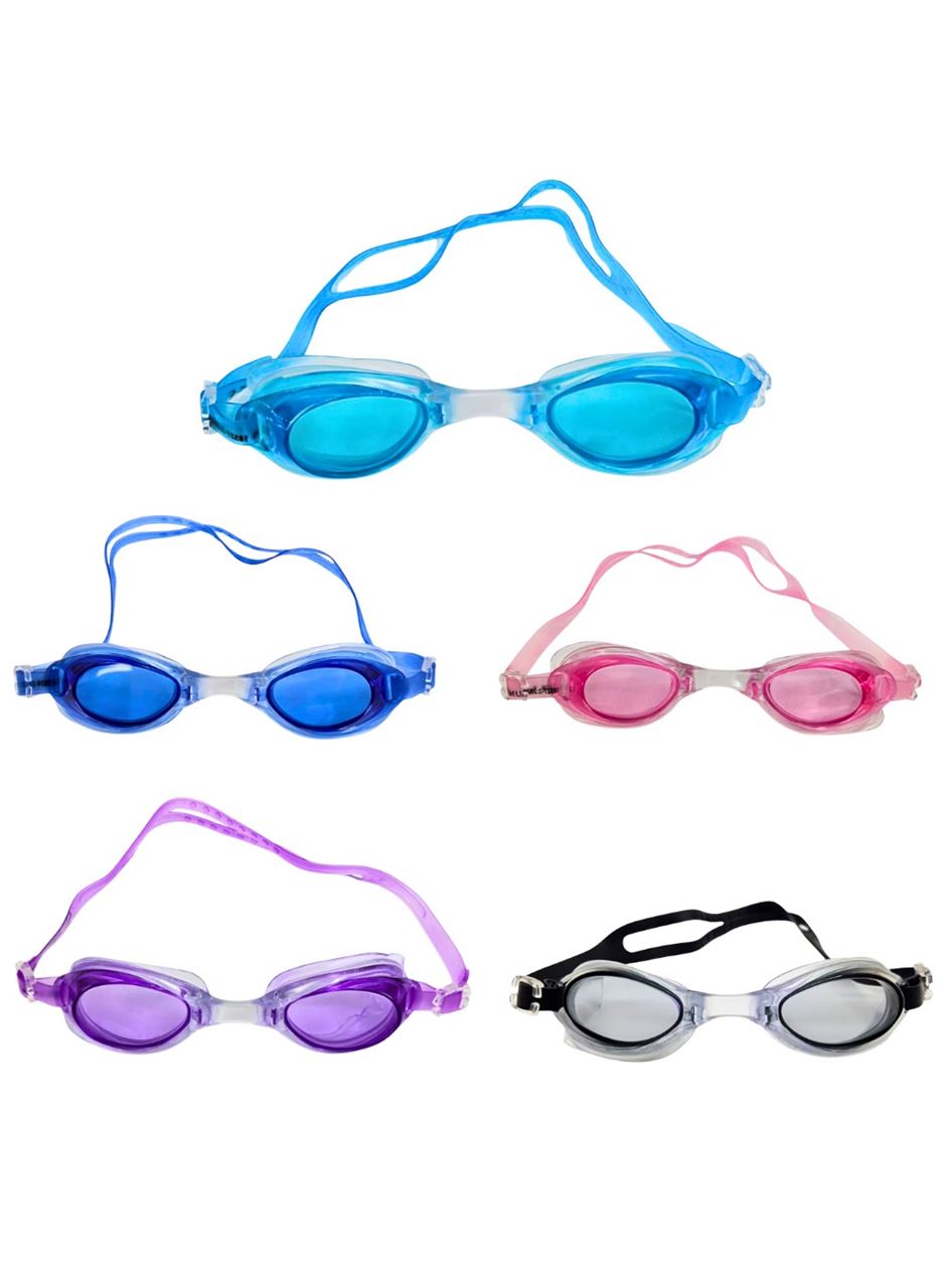Silikon Yüzücü Gözlüğü Şeffaf Taşıma Çantalı + Kulaklık Hediye - RH7100