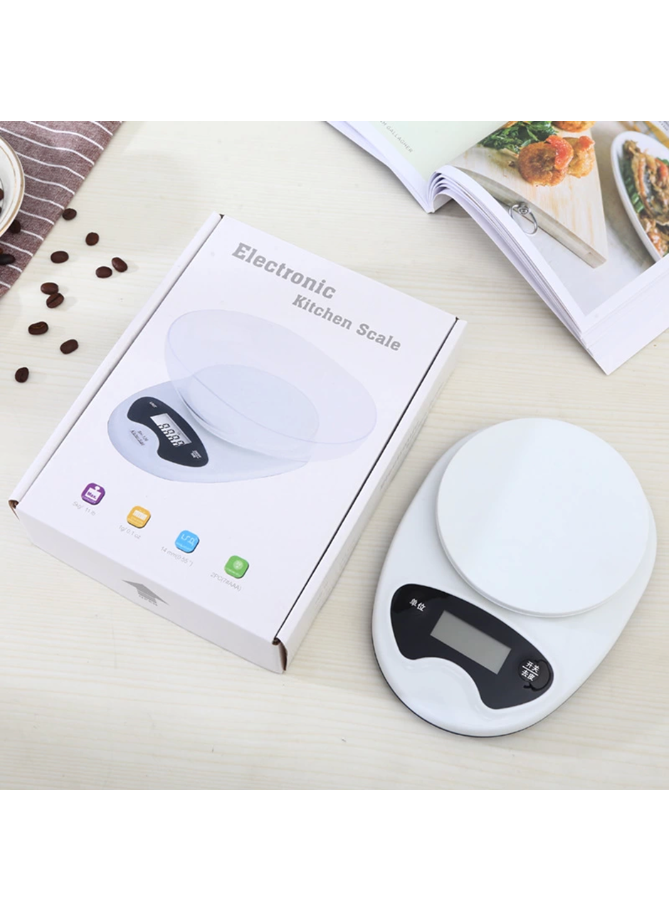 Hazneli Mutfak Terazisi SH-136 - 5 Kg Hassas Dijital Tartı (