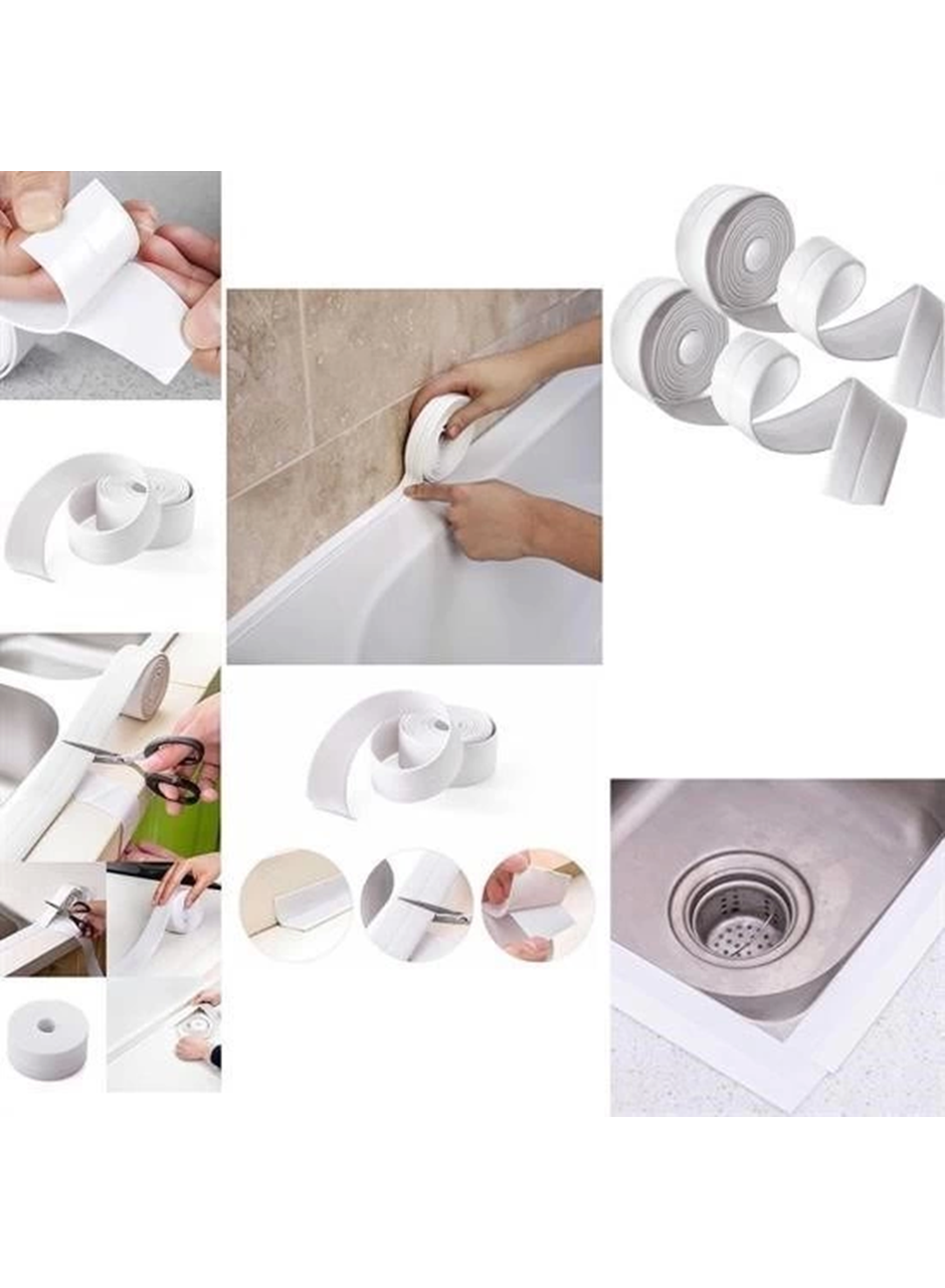 Su Sızdırmaz Banyo Mutfak Lavabo Küvet İzolasyon Şerit Bant Pratik Ürün (